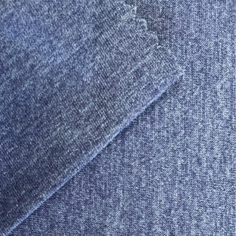 Jersey singolo 50% poliestere, 38% cotone, 12% rayon