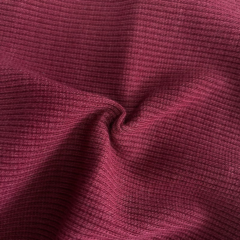58% cotone 38% poliestere 45 spandex a coste Mano morbida