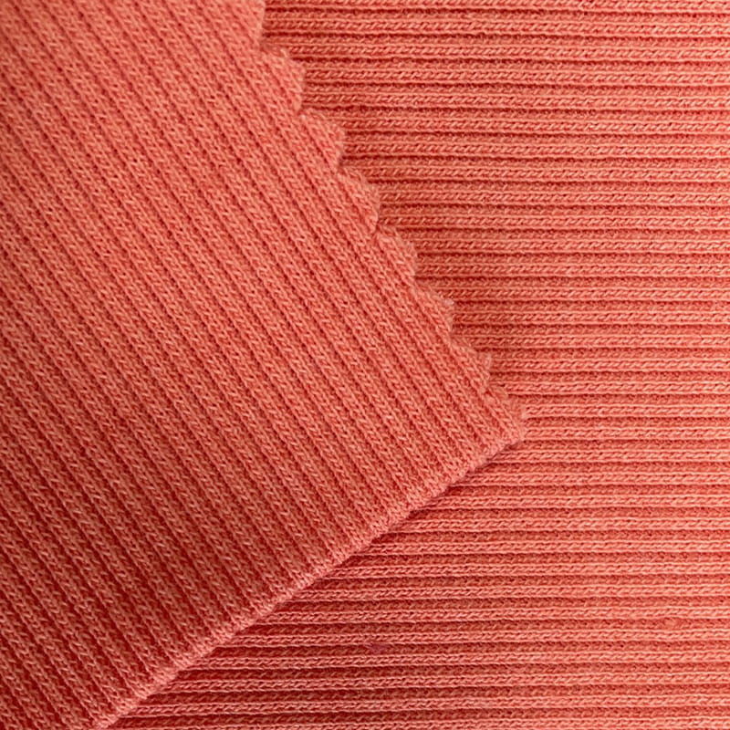 48% poliestere riciclato, 37% cotone, 10% rayon, 5% spandex a coste